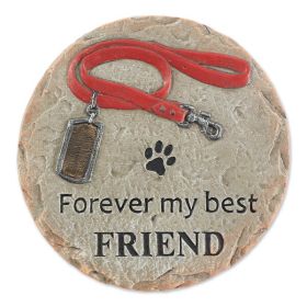 Accent Plus Pet Memorial Stepping Stone - Forever My Best Friend