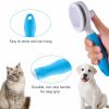Cat Grooming Brush; Self Cleaning Slicker Brushes for Dogs Cats Pet Grooming Brush Tool Gently Removes Loose Undercoat; pet grooming