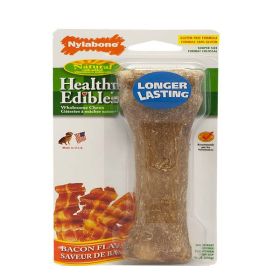 Nylabone Healthy Edibles AllNatural Long Lasting Bacon Flavor Chew Treats 1 Count, 1ea/Souper  50 lb
