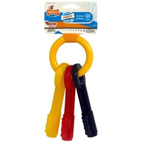 Nylabone Just for Puppies Teething Chew Toy Bacon, 1ea/Medium/Wolf 1 ct