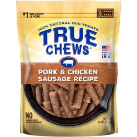 True Chews Premium Recipe Dog  14oz Pork & Chicken Sausage