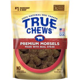 True Chews Morsels Dog 10Oz  Steak