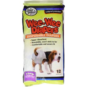 Wee-Wee Disposable Diapers, 12 Pack SMALL