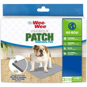 Four Paws Wee-Wee Premium Patch Reusable Pee Pad for Dogs, 3 Count Standard 22 x 23""