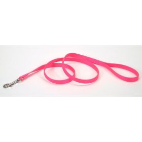 Coastal Single-Ply Nylon Dog Leash Neon Pink 3/4 in x 4 ft