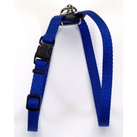 Size Right Adjustable Nylon Dog Harness Blue Small 5/8 in x 18-24 in