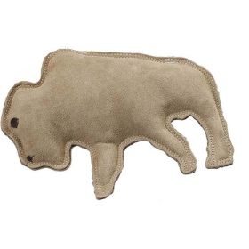 Dura-Fused Leather Dog Toy Buffalo Tan Large
