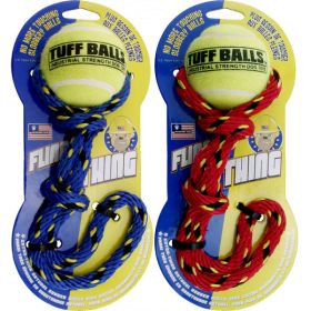 Petsport USA Fling Thing Dog Toy Assorted 12" rope 2.5in Ball