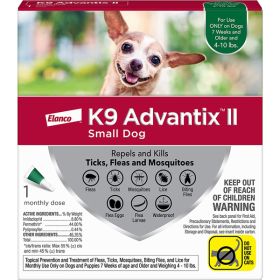 Advantix II Single Dose Small Dog Green