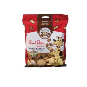 Exclusively Pet Peanut Butter Flavor Wafer Cookies Dog Treats 6 oz