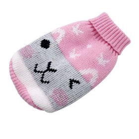 Christmas cat and dog sweaters (Color: smile rabbit, size: XL Within 2-3.5kg)