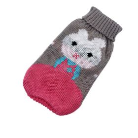 Christmas cat and dog sweaters (Color: Gray Bunny, size: XL Within 2-3.5kg)