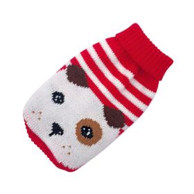 Christmas cat and dog sweaters (Color: pirate dog, size: M Within 1-1.5kg)