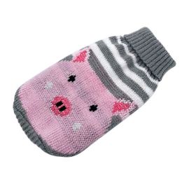 Christmas cat and dog sweaters (Color: stripe pig, size: L Within 1.5-2.5kg)