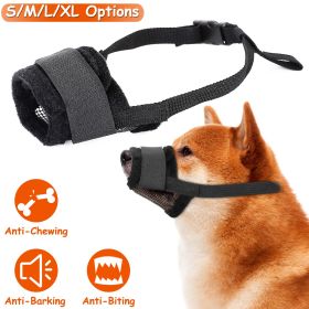 Pet Dog Muzzle Mask Adjustable Dog Mouth Cover (size: XL)